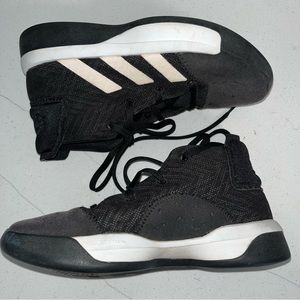 Adidas kids black high tops sz 3